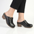 Franco Rossi Closed Clog Sandal - Black