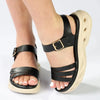 Franco Rossi Comfort Action Sandals - Black