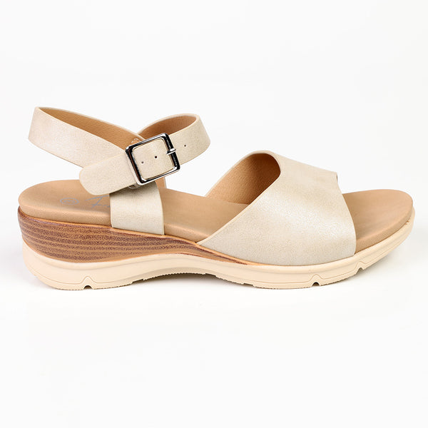Franco Rossi Comfort Sandal - Champagne