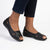 Franco Rossi Comfort Walker Sandals - Black