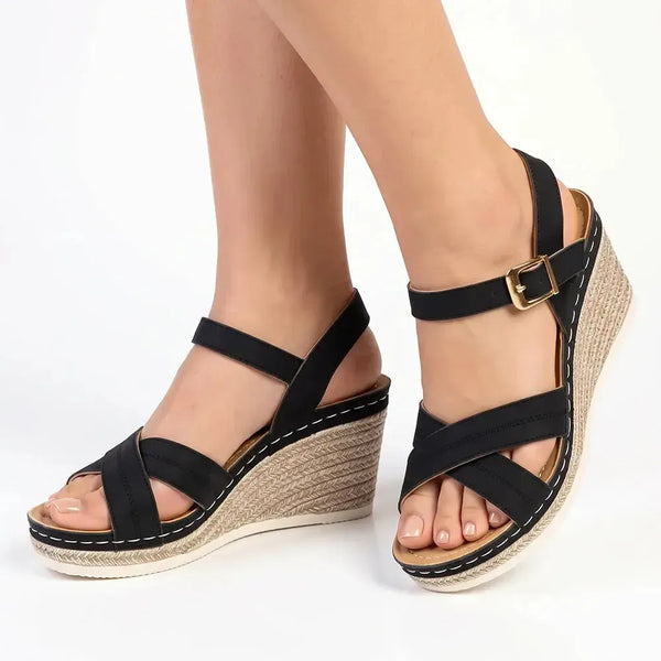 Franco Rossi Cross Wedge - Black