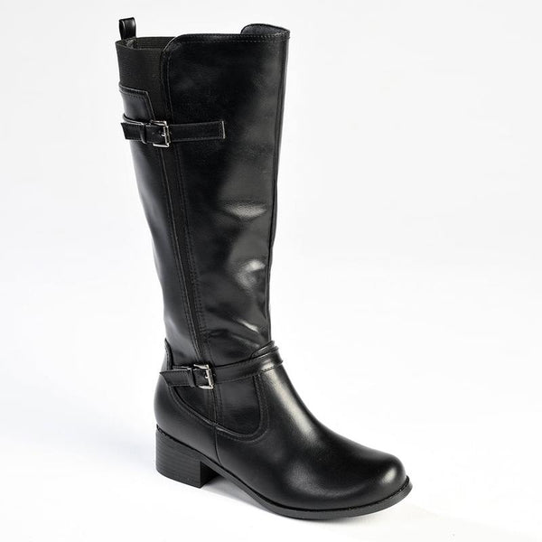 Franco Rossi Frank Long Boot - Black-Franco Rossi-Buy shoes online