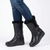 Franco Rossi Fur Boot - Black