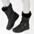Franco Rossi Fur Collar Boot - Black