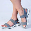 Franco Rossi Ladies 2 Strap Comfort Sandals - Powder Blue