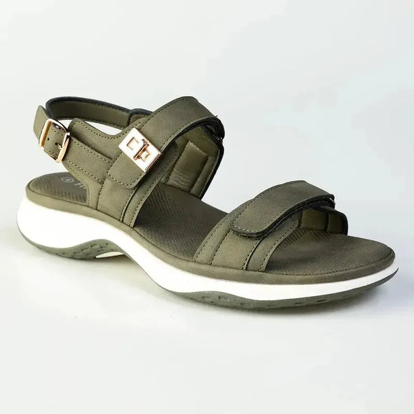 Franco Rossi Ladies Action Comfort Sandals - Olive