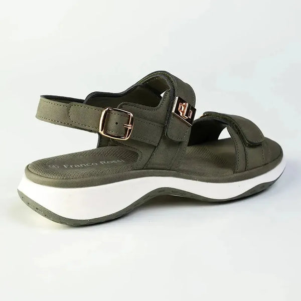 Franco Rossi Ladies Action Comfort Sandals - Olive