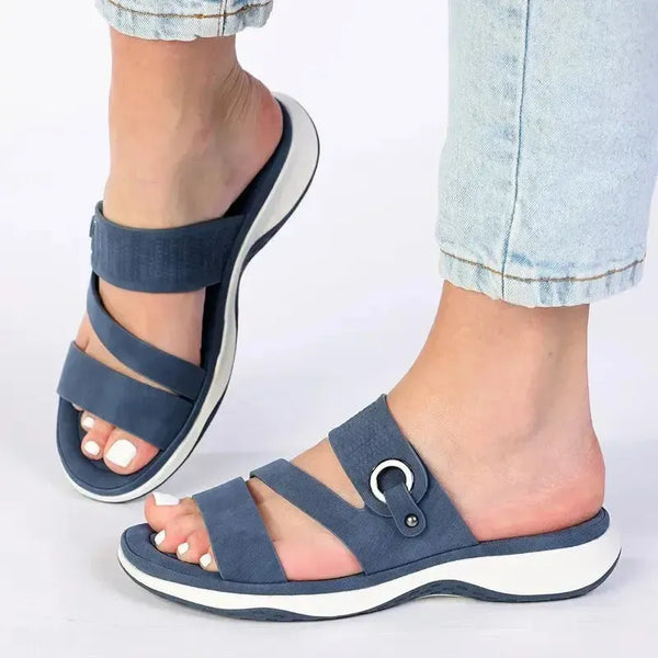 Franco Rossi Ladies Adventure Comfort Sandals - Blue