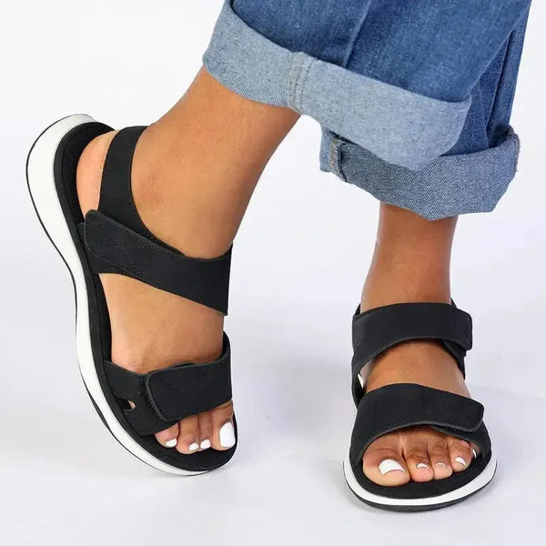 Franco Rossi Ladies Adventure Sandals - Black