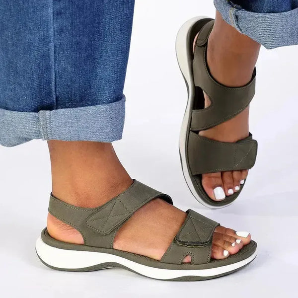 Franco Rossi Ladies Adventure Sandals - Olive