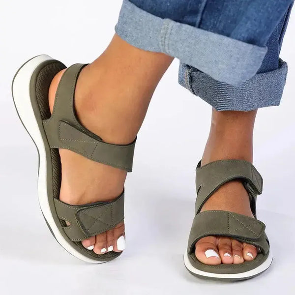 Franco Rossi Ladies Adventure Sandals - Olive