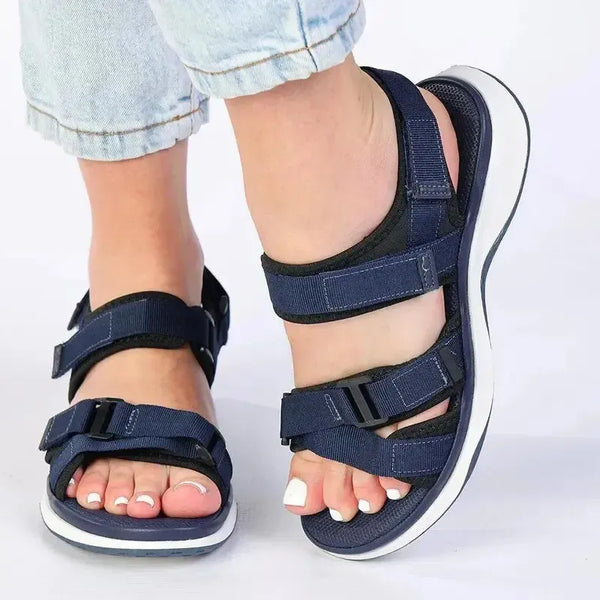 Franco Rossi Ladies Comfort Sandals - Navy
