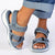 Franco Rossi Ladies Comfort Sandals - Powder Blue