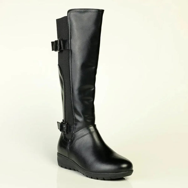 Franco Rossi Ladies Long Boot - Black