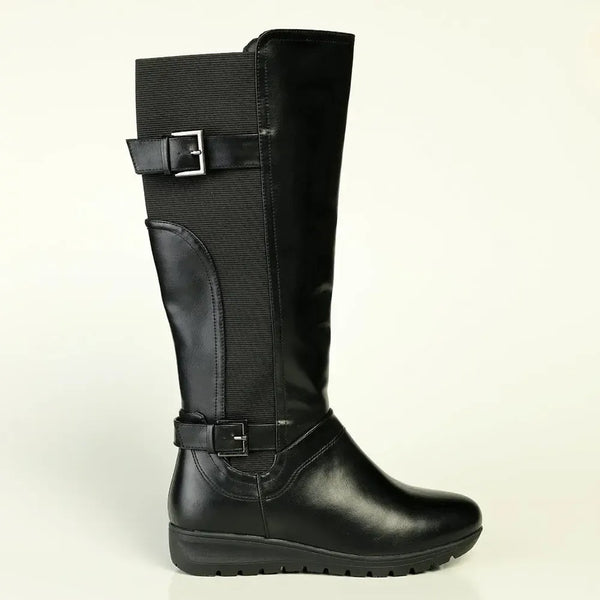 Franco Rossi Ladies Long Boot - Black