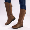 Franco Rossi Ladies Long Boot - Chocolate