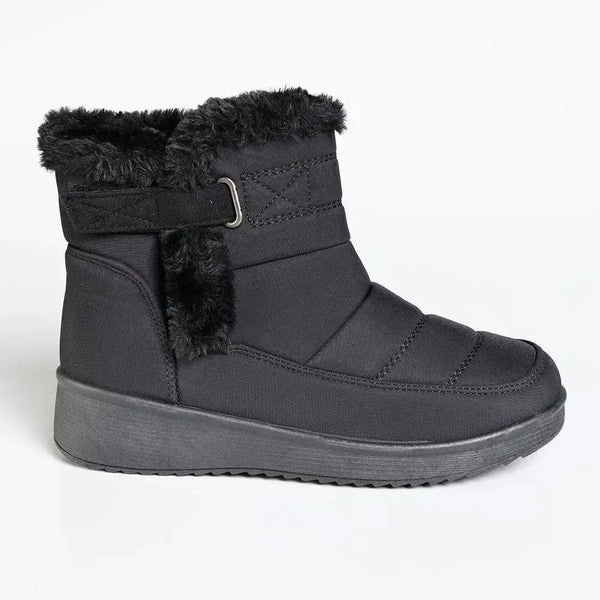 Franco Rossi Ladies Nylon Boots - Black