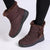 Franco Rossi Ladies Nylon Boots - Chocolate