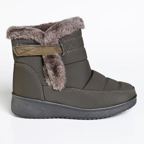 Franco Rossi Ladies Nylon Boots - Olive-Franco Rossi-Buy shoes online