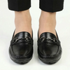 Franco Rossi Ladies Trim Moc - Black