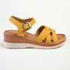 Franco Rossi Revil Wedge - Mustard Yellow-Franco Rossi-Buy shoes online