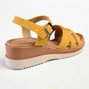 Franco Rossi Revil Wedge - Mustard Yellow-Franco Rossi-Buy shoes online