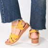 Franco Rossi Revil Wedge - Mustard Yellow-Franco Rossi-Buy shoes online