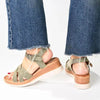 Franco Rossi Revil Wedge Sandal - Olive