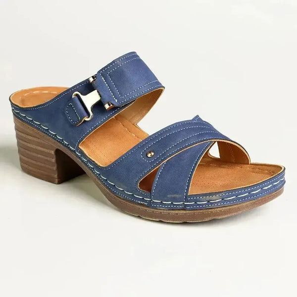 Franco Rossi Slip On Clog - Navy