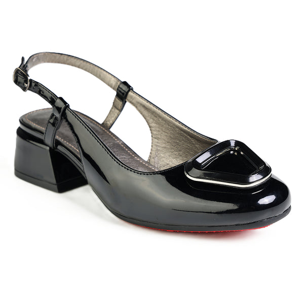 Franco Rossi Trim Heel - Black