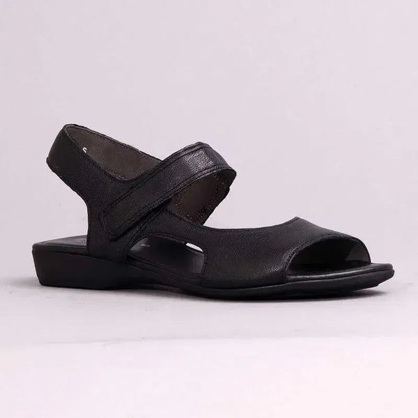 Froggie Ella 2 Leather Comfort Sandal - Black
