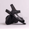 Froggie Ella 2 Leather Comfort Sandal - Black