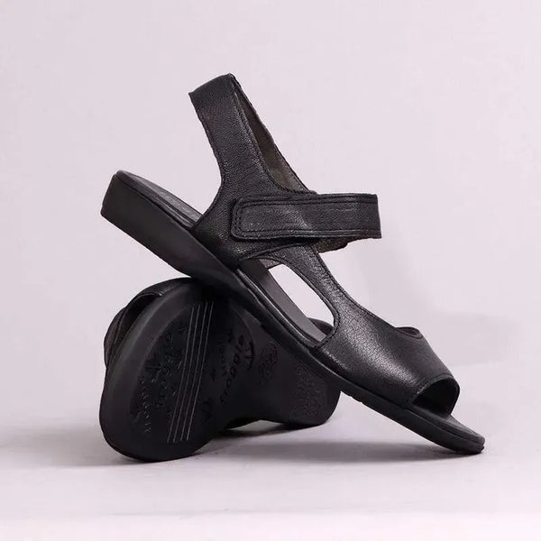 Froggie Ella 2 Leather Comfort Sandal - Black