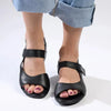 Froggie Ella 2 Leather Comfort Sandal - Black