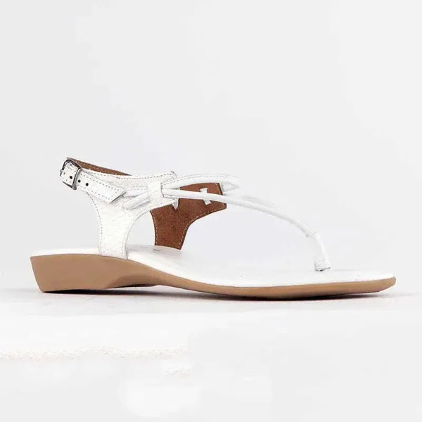 Froggie Ella Leather Comfort Thong Sandal - Gold