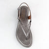 Froggie Ella Leather Sandal - Pewter