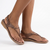 Froggie Ella Leather Sandal - Stone