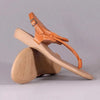 Froggie Ella Thong With Back Strap Sandal - Tan M