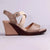 Froggie Merisa Leather High Wedge - Nude