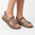 Pierre Cardin Interlace Sandal - Bronze