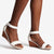 Butterfly Feet Shani Wedge - White