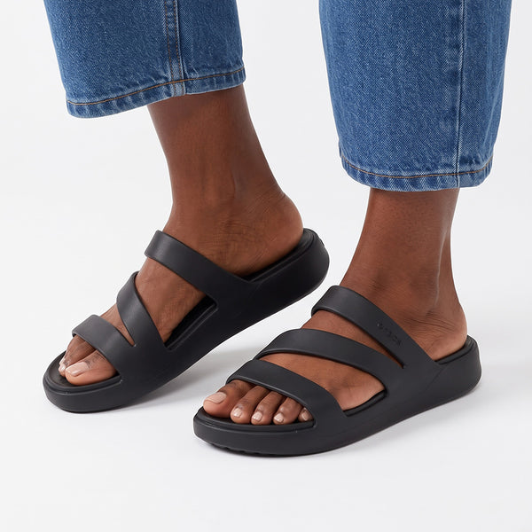 Crocs Getaway Strappy Sandals - Black