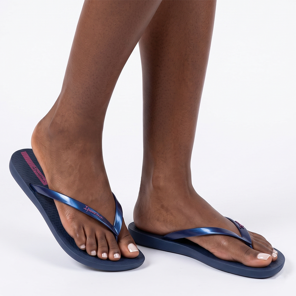 Ipanema Wave Sandals - Blue Patent