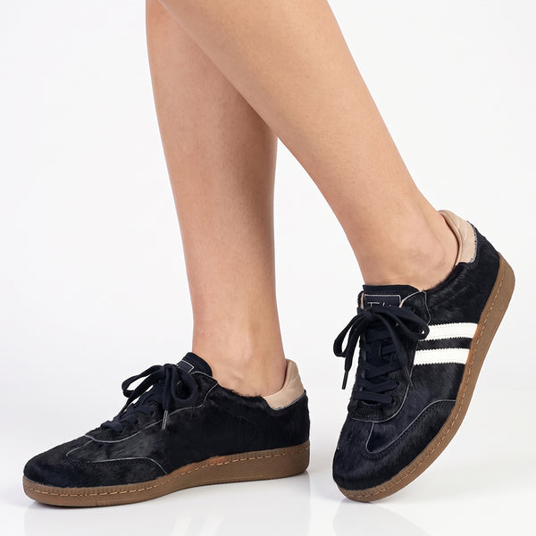Julz Shiloh Leather Sneaker - Navy/White