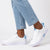 SovietLadies Hollywood Lace Up Sneaker - White Blue