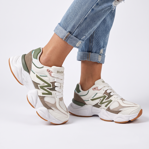 Madison Multi Colour Fashion Sneaker - White Multi