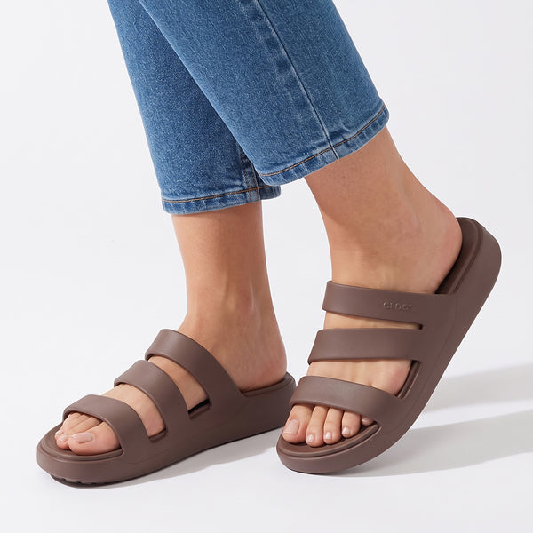 Crocs Getaway Strappy Sandals - Truffle