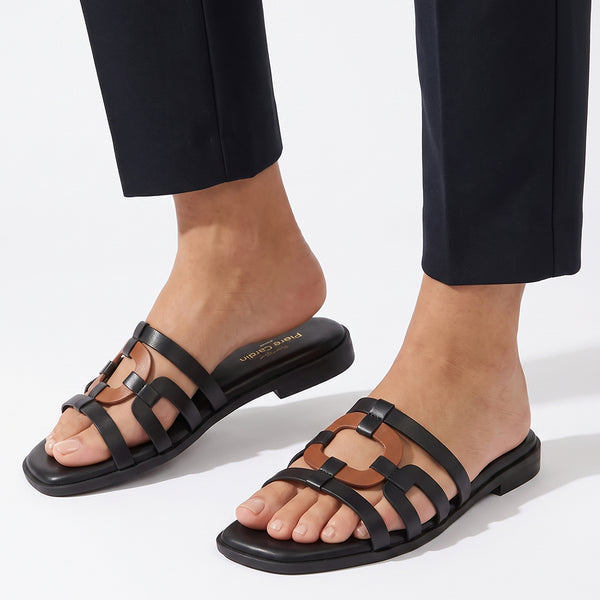 Pierre Cardin Flat Slip In - Black