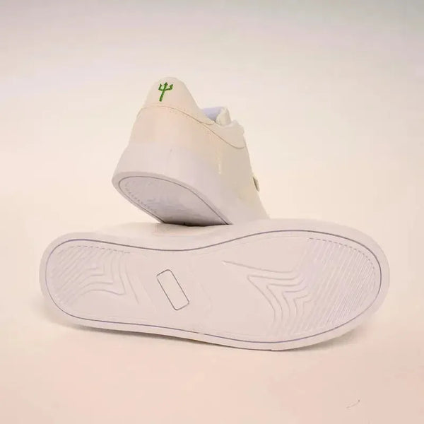 Green T Coastal Cruiser Sneaker - Natural White