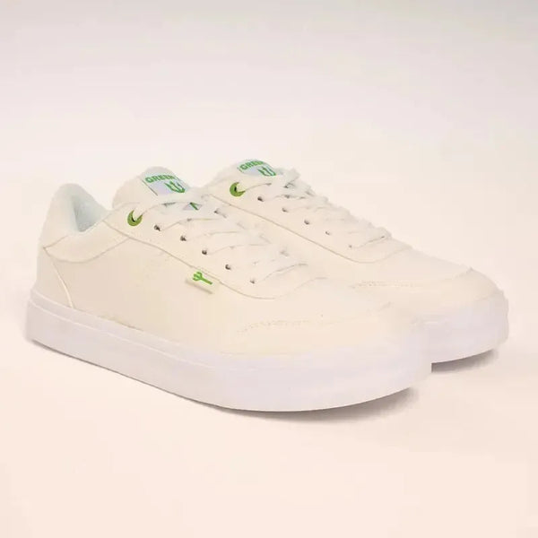 Green T Coastal Cruiser Sneaker - Natural White